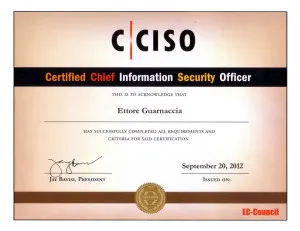 Certificato C|CISO