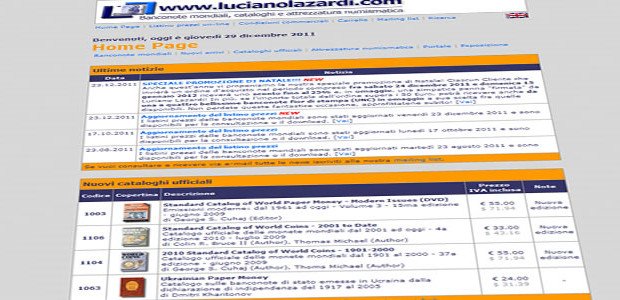 Se hai trovato utile questo articolo, condividilo sui tuoi profili social!Il sito www.lucianolazardi.com è uno dei leader nella compravendita di cartamoneta da collezione in tutto il mondo. Sul web dal 1998, esso è oggi uno […]