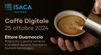 Oltre 50 professionisti presenti al Caffè Digitale di ISACA Venice del 25 ottobre, focalizzato sulla sicurezza delle informazioni e le minacce cyber, nel corso del quale sono intervenuto come relatore insieme a Luigi Sbriz, su [&hellip;]