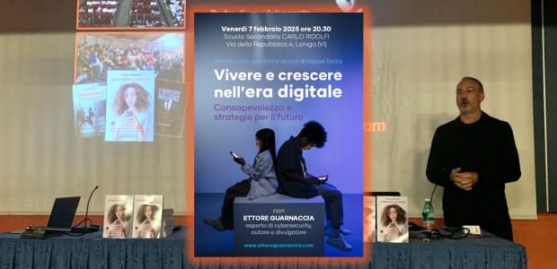 Se hai trovato utile questo articolo, condividilo sui tuoi profili social!Venerdì 7 febbraio, l’auditorium dell’Istituto Comprensivo Statale “Carlo Ridolfi” di Lonigo (VI) si è riempito di voci curiose e sguardi attenti. Circa 40 partecipanti, tra […]